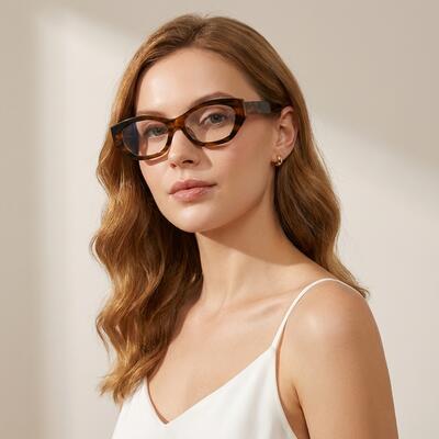 Mia Tortoise Rectangle Glasses