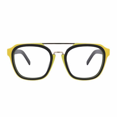 Remix Black Aviator Glasses