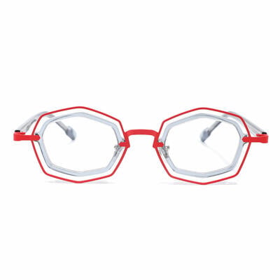 Rone Gray Geometric Glasses