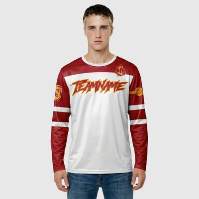 Custom White and Red T-shirt-Tampa Bay-Inspired Fan Tee with Personalized Name & Number