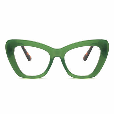 Isaac Green Cat Eye Glasses