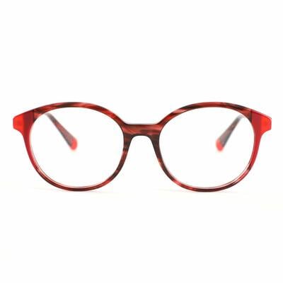 Devin Red Round Glasses