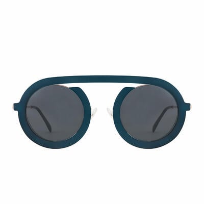 Buffer Blue Aviator Sunglasses