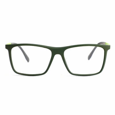 Phyllis Green Rectangle Glasses