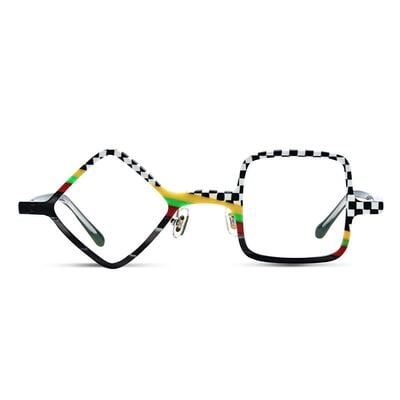 Emily Black Square Glasses