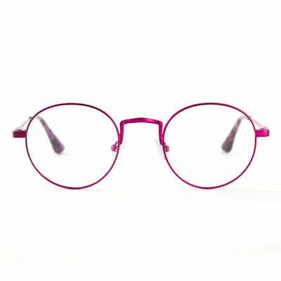 Vogt Pink Round Glasses