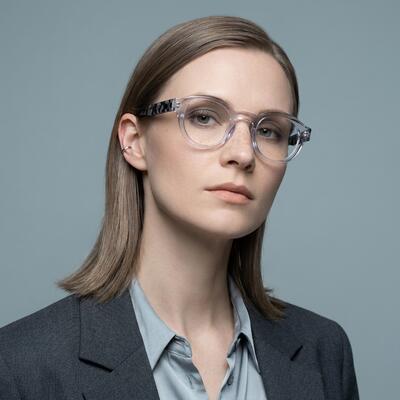 Olivia Transparente Runde Brille