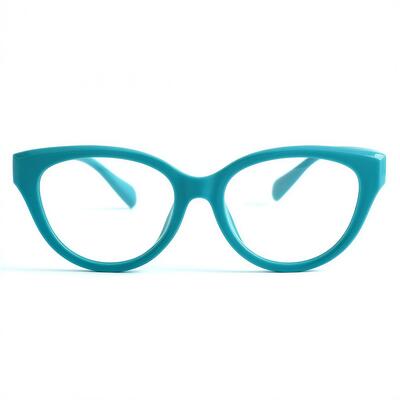 Tammy Blaue Cat Eye Brille