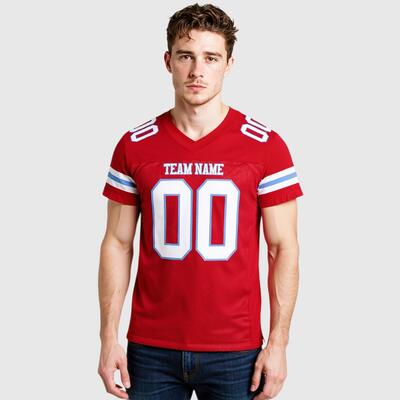 Custom Football Jersey Limited-Edition Premium Fabric with Gold Foil Numbering and Full Design Personalization