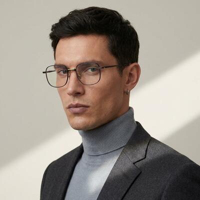 Greg Lunettes Carrées Noires