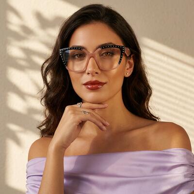 Gloria Lunettes Carrées Orange