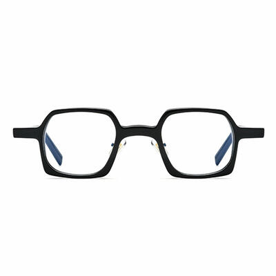 Cecil Black Square Glasses