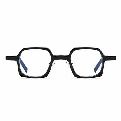 Cecil Black Square Glasses