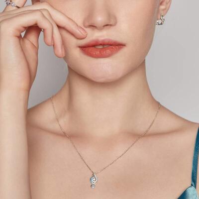 "La nuit étoilée" Collier taille ronde