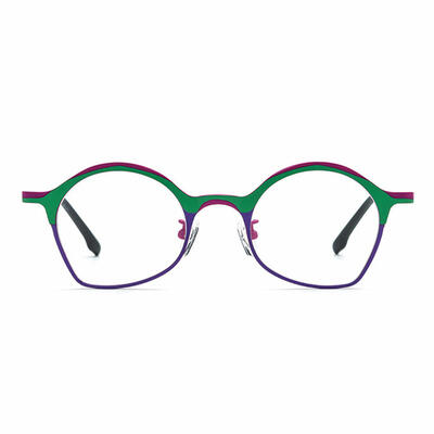 Bets Purple Round Glasses