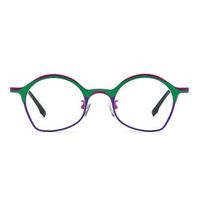 Bets Purple Round Glasses