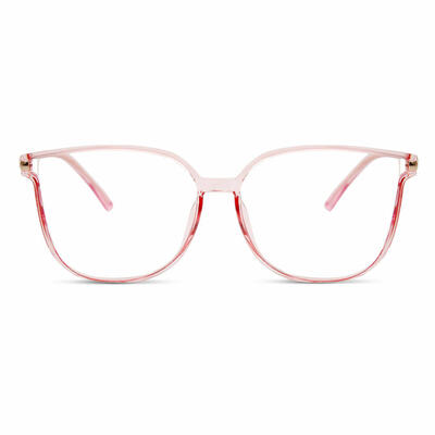 Quintina Pink Square Glasses