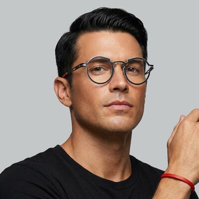 Macadam Black Round Glasses
