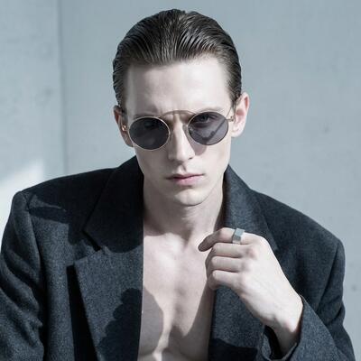 Titus Graue Pilot Sonnenbrille