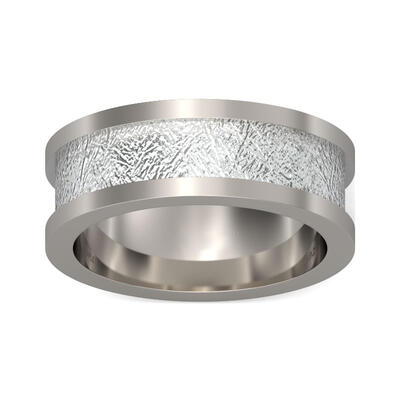 Jeulia Classic Titanium Steel Men's Band