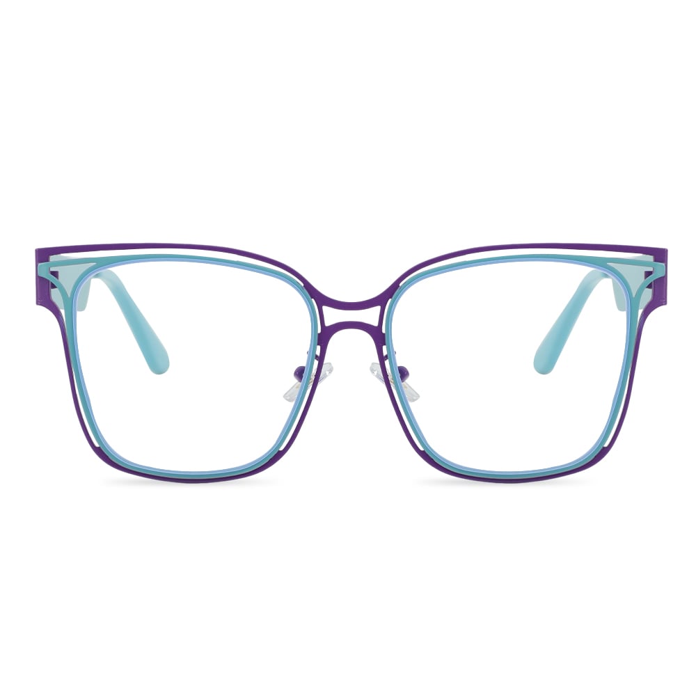 Joanne Purple Square Glasses