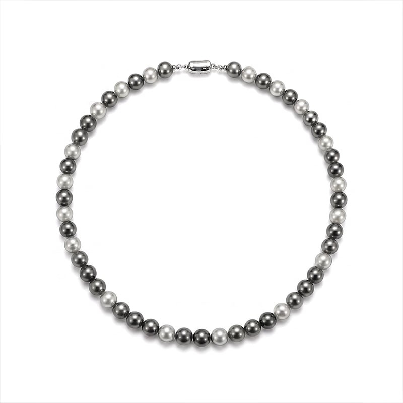 Jeulia Mixed-Colour Pearl Men’s Necklace