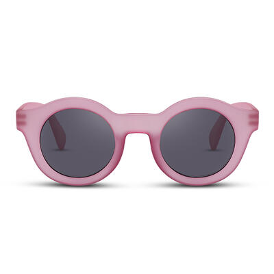 Jeulia "Candy Sweet" Round Pink/Grey Small-sized Women's Sunglasses