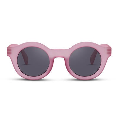 Jeulia "Candy Sweet" Round Pink/Grey Small-sized Women's Sunglasses