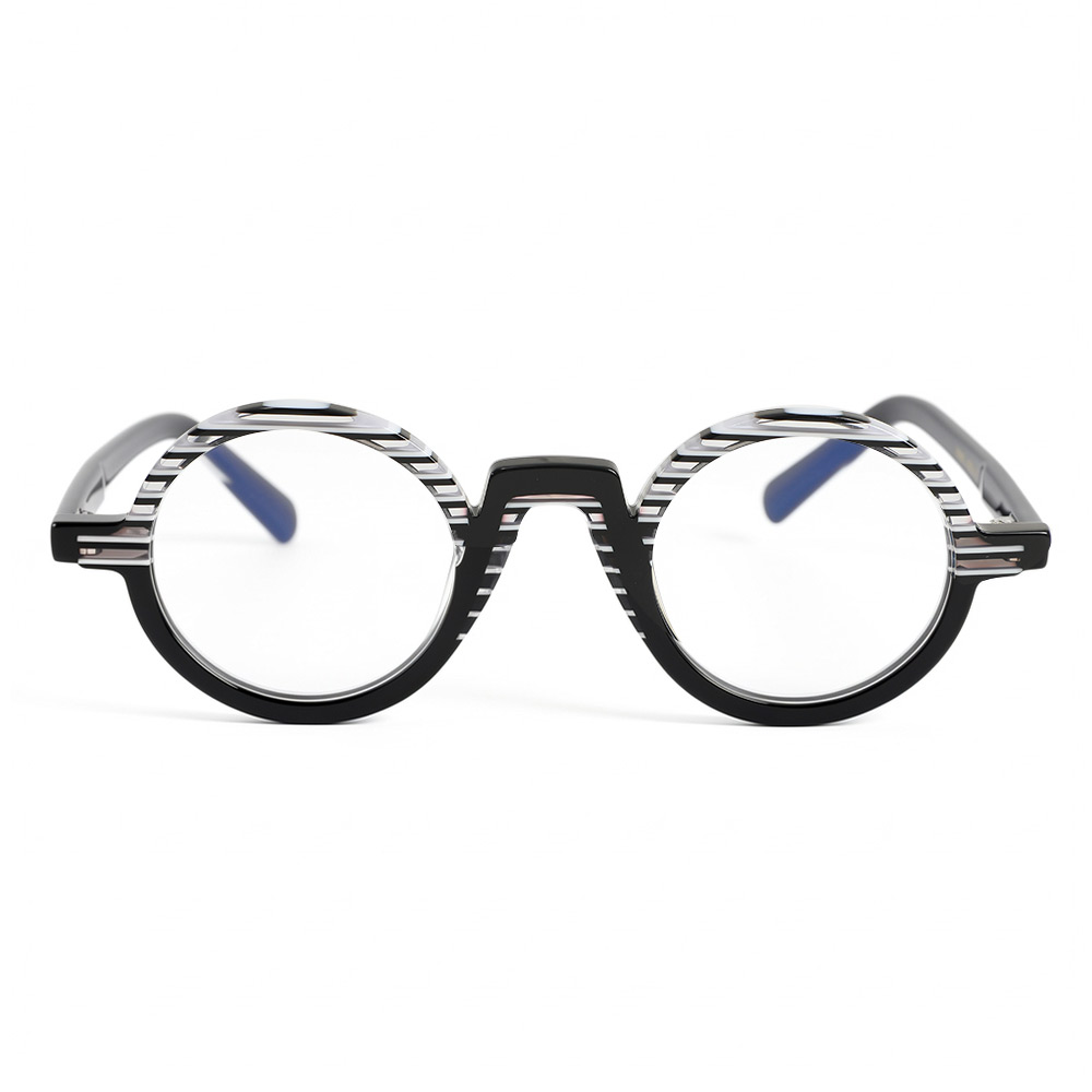 Olivia Black Round Glasses
