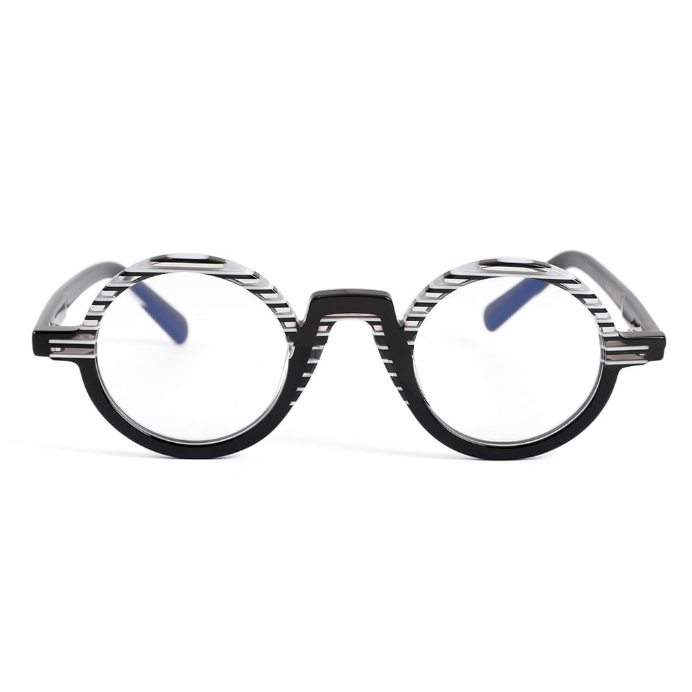 Olivia Black Round Glasses
