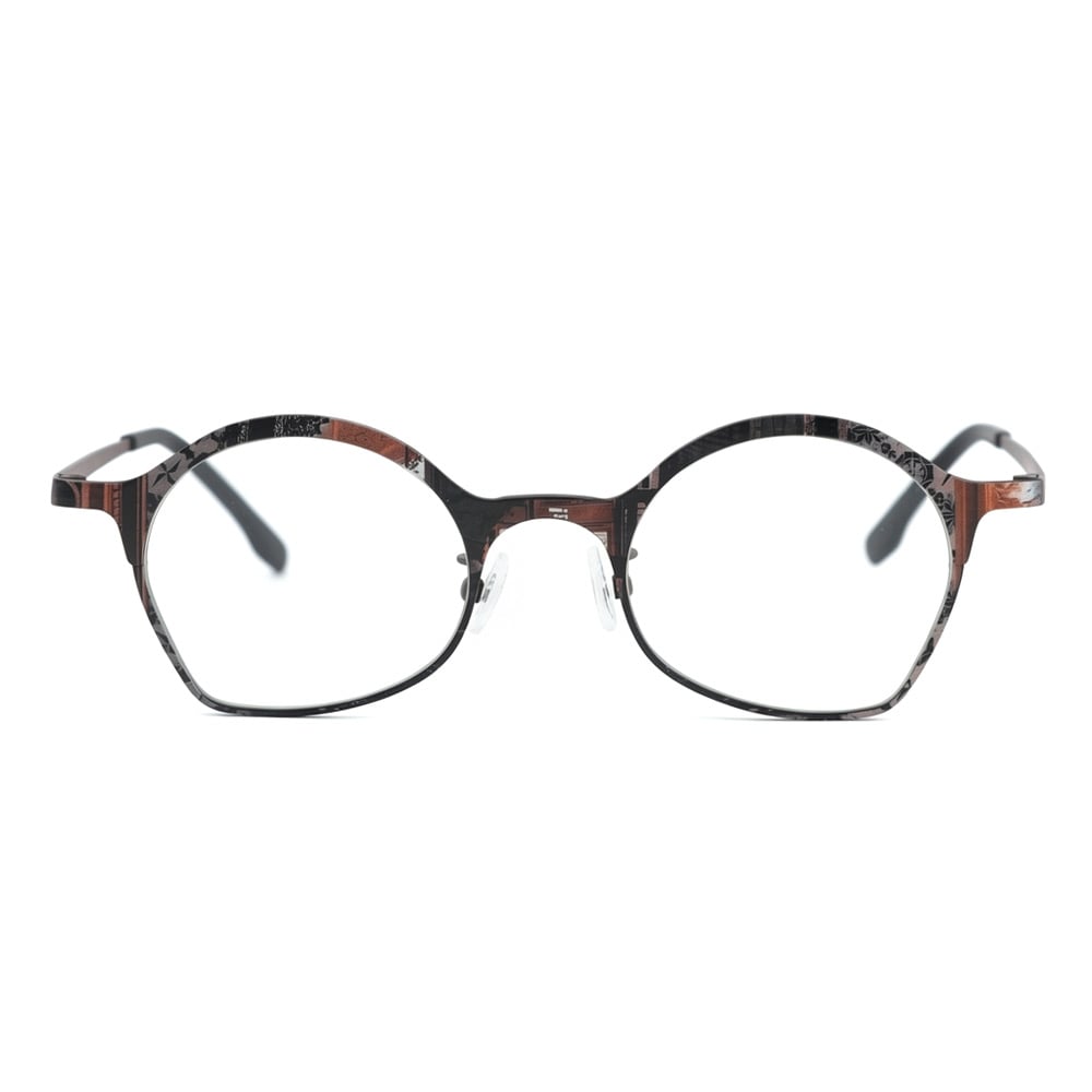 Dixon Braune Runde Brille