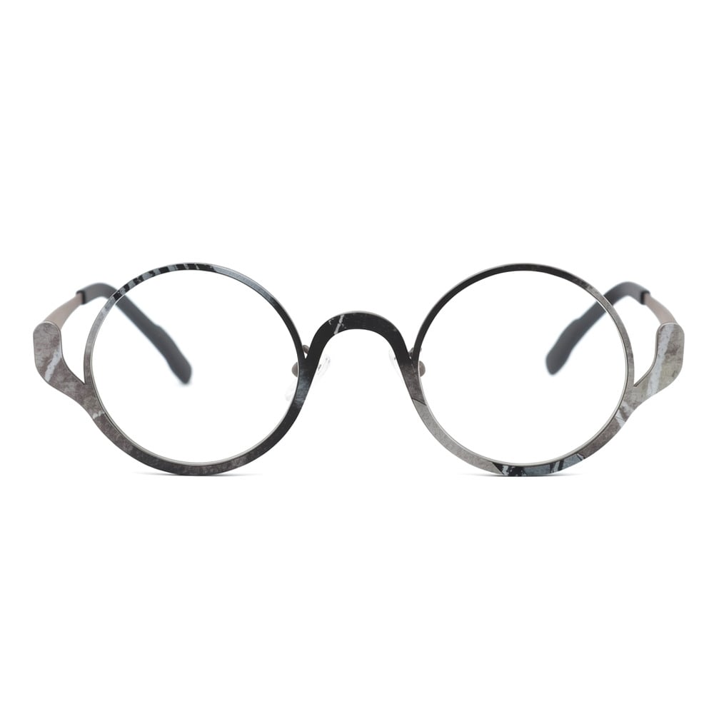 Dion Lunettes Rondes Marron