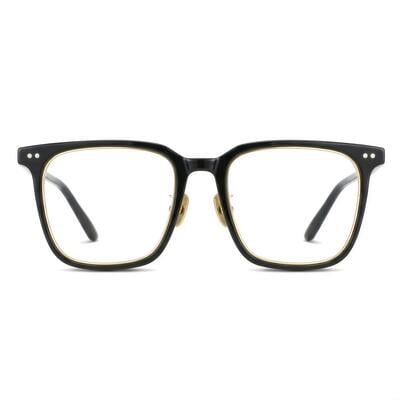 Adelaide Schwarze Quadratische Brille