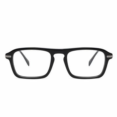 Wagne Black Aviator Glasses
