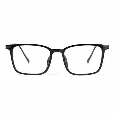 Wells Lunettes Rectangulaires Noires