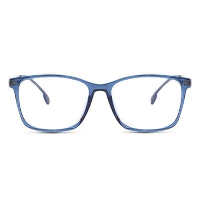 Charlotte Blue Rectangle Glasses
