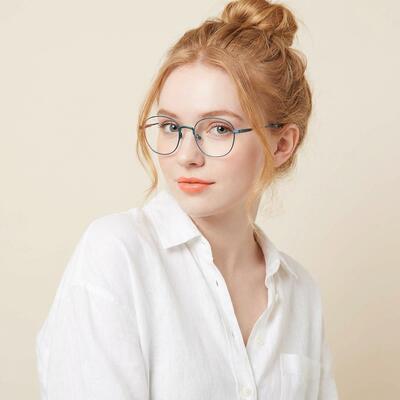 Tobias Blue Square Glasses