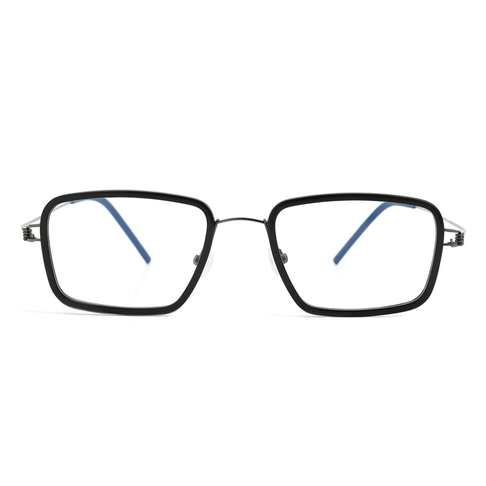 Roland Lunettes Rectangulaires Noires