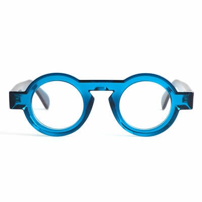 Meroy Runde Blaue Brille