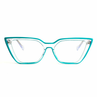 Dinah Green Cat Eye Glasses