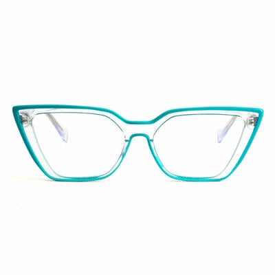 Dinah Green Cat Eye Glasses