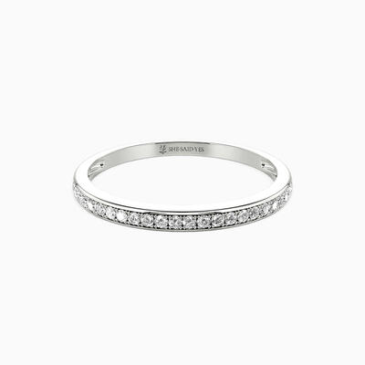 "The Long Milky Way" 2mm Classic Wedding Ring
