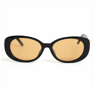 Andrew Lunettes de soleil Ovales Noires