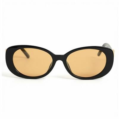 Andrew Lunettes de soleil Ovales Noires