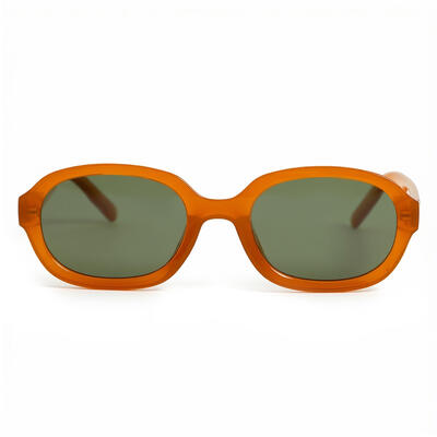 Dylan Orange Quadratische Sonnenbrille