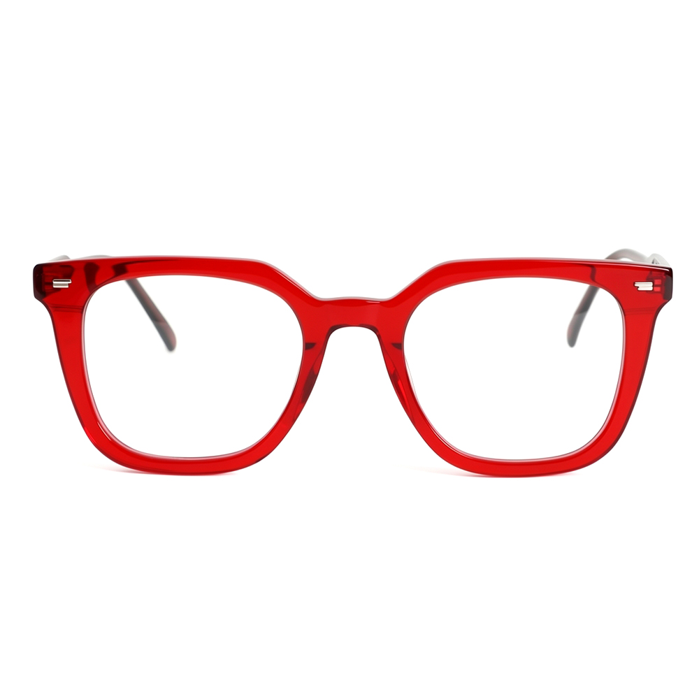 Grace Red Square Glasses