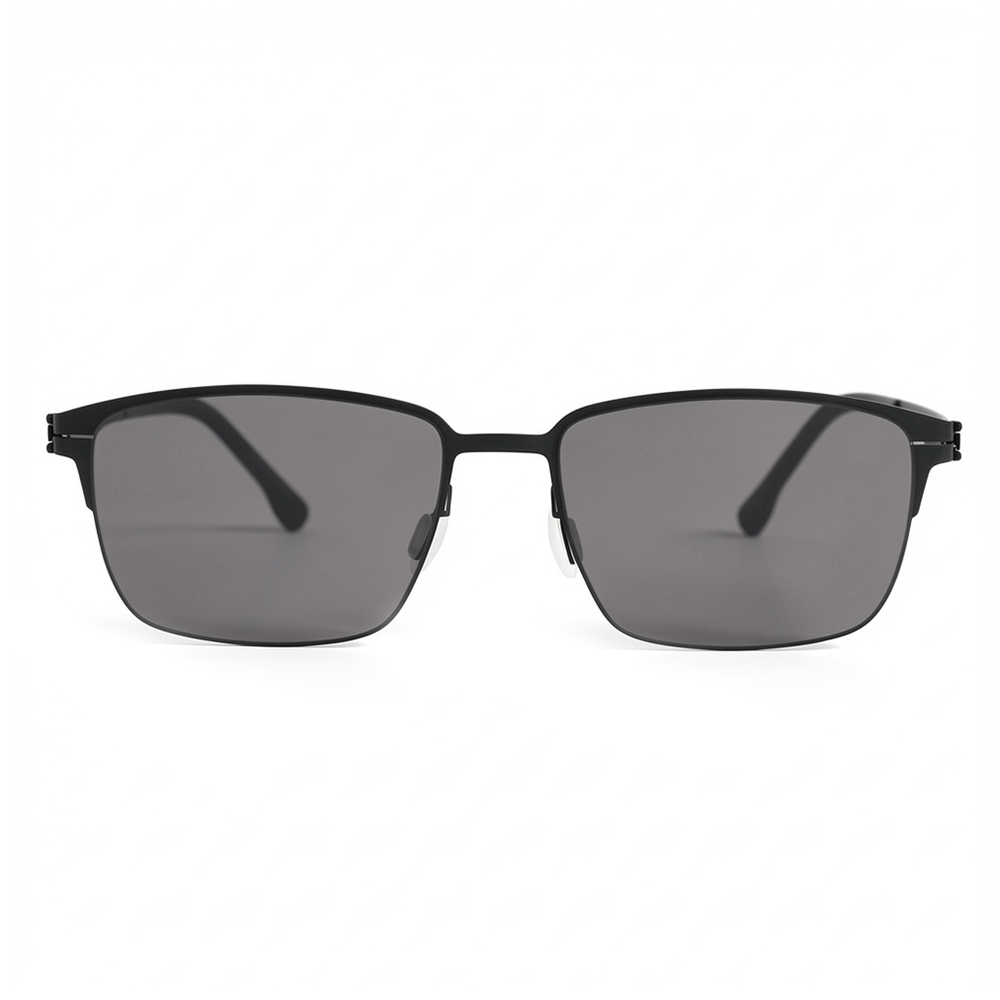 Adela Lunettes de soleil Rectangulaires Noires