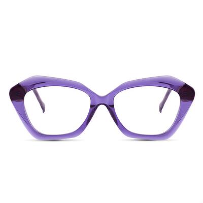 Elizabeth Lila Cat Eye Brille