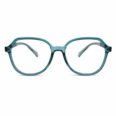Hulda Green Geometric Glasses