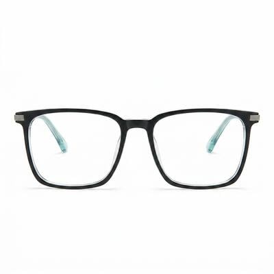 Rebus Green Square Glasses